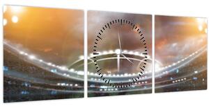 Tablou - Stadion (cu ceas) (90x30 cm)