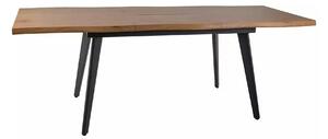 Masa extensibila FRESNO, stejar/negru, 150/210x90x76 cm