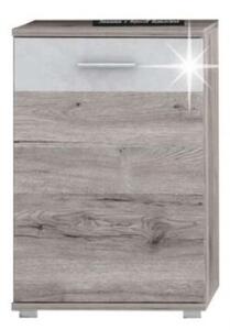 Rachel K83,7_50 Dresser #oak-white gloss