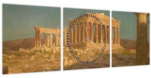 Tablou - Frederic Edwin Church, The Parthenon, reproducere (cu ceas) (90x30 cm)