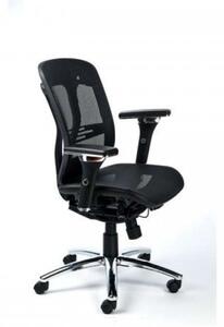 Scaun de birou MAYAH, braț reglabil, scaun cu plasă, spătar cu plasă, suport pentru picioare din aluminiu, MAYAH 