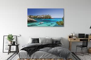 Tablouri canvas Spania Cliffs coasta mării