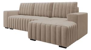 Colțar Columbus 154, Funcția de dormit, Spațiu de depozitare, 240x140x85cm, 104 kg, Picioare: Lemn, Lemn: Pin
