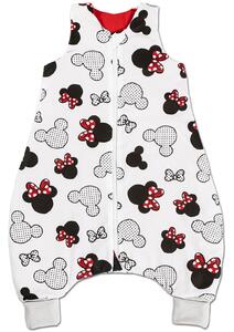 Sac de dormit cu picioare pentru copii 6-18 luni Kidizi Minnie 1 tog, mansete transformabile in soseta