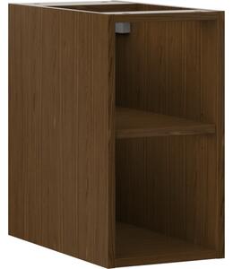Mexen Box-A, dulap deschis cu raft 25 cm, nuc, 91AX2-0250-470-0-86