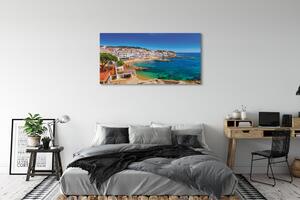 Tablouri canvas Spania coasta plaja orașului