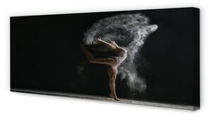 Tablouri canvas femeie de fum