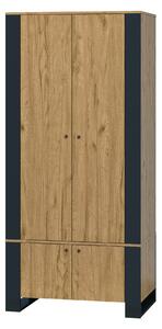 Dulap de haine Wayne (Stejar craft auriu). 1053387