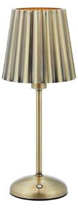 Markslöjd Lampa de masă Celia, alamă veche, dimabilă, E14, stație încărcare, reglabil, Bronz / Alamă Veche, Camera de zi / sufragerie, Metal