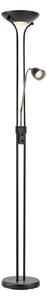 Markslöjd Lampă LED Modu, negru, lumină de citit, înălțime 180 cm, dimabilă., reglabil, Negru, Camera de zi / sufragerie, Metal, Lumină de lectură