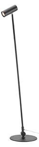 Markslöjd Lampadar LED Arlo, negru, fier, înălțime 132 cm, dimabil., reglabil, Negru, Camera de zi / sufragerie, Metal, Modern