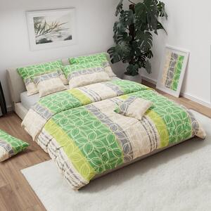 Lenjerie de pat creponata ROMANCE verde Dimensiune lenjerie de pat: 70 x 90 cm | 140 x 200 cm