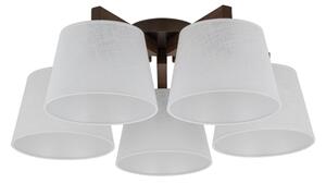 BRILAGI - Lustră aplicată LATTE 5xE27/15W/230V pin/alb