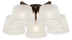 BRILAGI - Lustră aplicată LATTE 5xE27/15W/230V pin/alb