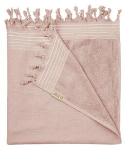 Prosop de plaja WALRA roz 90 x 180 cm, 100% bumbac