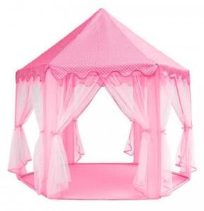 Cort de joacă cu perdele - Princess Palace #pink