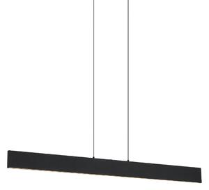 Lampă suspendată modernă neagră incl. LED cu 3 trepte de intensitate luminoasă - Straight