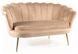 Canapea Camellia Velvet, bej