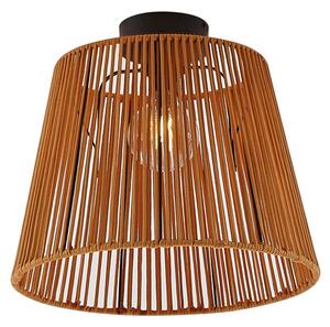 Plafonieră de exterior cu frânghie portocalie IP54 - Jayla