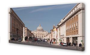Tablouri canvas Catedrala Roma clădiri străzi
