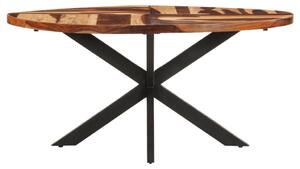 Masă de bucătărie, 160x90x75 cm, lemn acacia, finisaj sheesham