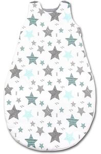 Sac de dormit copii 3-18 luni Kidizi All Mint Stars, 2.5 tog