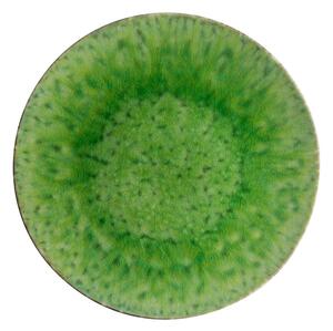 Platou pentru servire din gresie ceramică Costa Nova Riviera, ⌀ 31 cm, verde