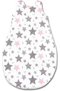 Sac de dormit copii 3-18 luni Kidizi All Pink Stars, 2.5 tog