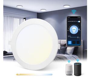 Corp de iluminat LED dimabil încastrat Aigostar 18W/230V d. 22 cm Wi-Fi