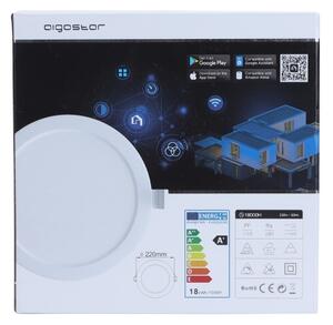 Corp de iluminat LED dimabil încastrat Aigostar 18W/230V d. 22 cm Wi-Fi