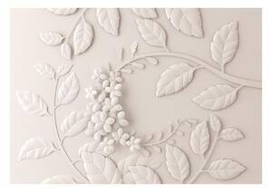 Fototapet autoadeziv - Paper Flowers (Cream)