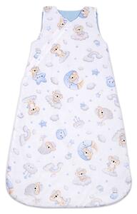 Sac de dormit copii din bumbac reglabil 0-24 luni Kidizi Koala Dreams Blue, 1 tog