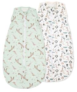 Set 2 saci dormit copii de vara 0-18 luni Kidizi Giraffe Safari, 80 cm, 0.5 tog
