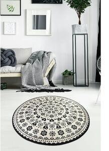 Covor VENICE, 140x140 cm, forma rotunda, tesatura de catifea/poliester