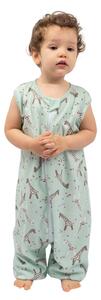 Sac dormit copii de vara din bumbac cu picioare 18-36 luni Kidizi Giraffe, 0.5 tog