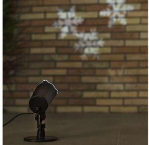 Crăciun în aer liber de zăpadă în aer liber de cristal LED proiector cu lumină albă 20cm+3m