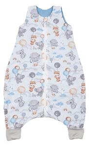 Sac de dormit cu picioare de vara pentru copii 18-36 luni Kidizi Tiny Adventures 0.5 tog, mansete transformabile in soseta