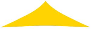 Parasolar, galben, 2,5x2,5x3,5 m, țesătură oxford, triunghiular