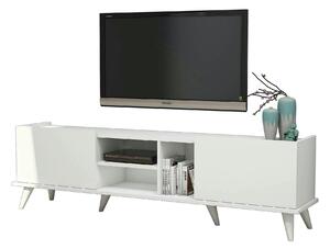 Comoda TV ELEGANTE 1320, alb, PAL melaminat, 180x34x52 cm