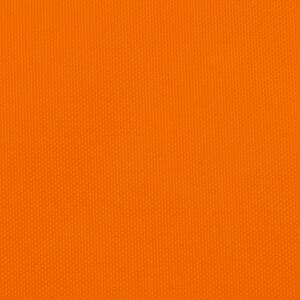 Parasolar, portocaliu, 4x5x6,4 m, țesătură oxford, triunghiular