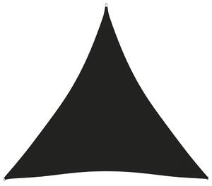 Parasolar, negru, 3x3x3 m, țesătură oxford, triunghiular