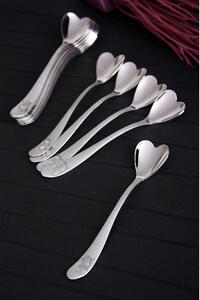 Set 12 linguri OZD-0001, crom, otel, 11 cm