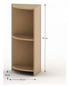Tempo Asistent New K76_34 Corner Shelf cabinet #beech