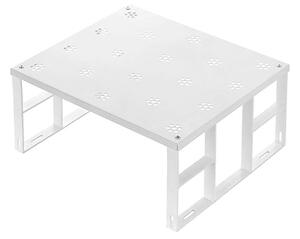 Organizator bucatarie 8100, alb, metal/plastic, 32x28x15 cm