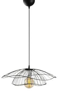 Lustra TEL 6500, negru, metal, 50x111 cm