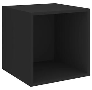 Dulap de perete, negru, 37x37x37 cm, PAL