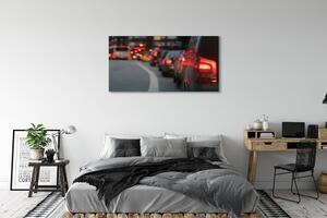 Tablouri canvas Automobile lumini de stradă plută oraș