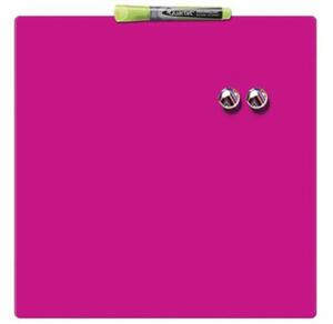 REXEL Tablă de mesaje, magnetică, inscriptibilă, roz, 36x36 cm, REXEL