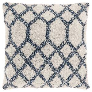 Perna decorativa MELANIE 45x45 cm, albastra