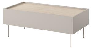 Măsuță de cafea cu sertar Desin 120 cm- cașmir / stejar nagano